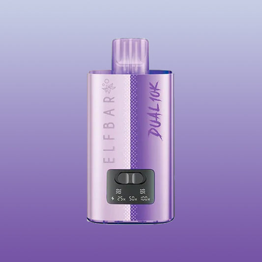 Buy Elf Bar Dual 10K - Grape Edition - Crystal Bling Vape