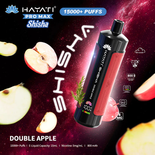 Hayati Shisha 15000 - Double Apple