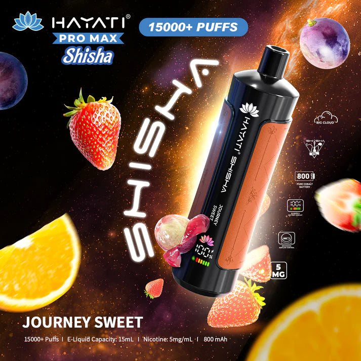 Hayati Shisha 15000 - Journey Sweet