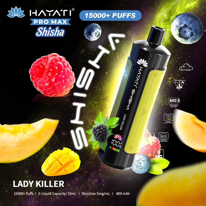 Hayati Shisha 15000 - Lady Killer