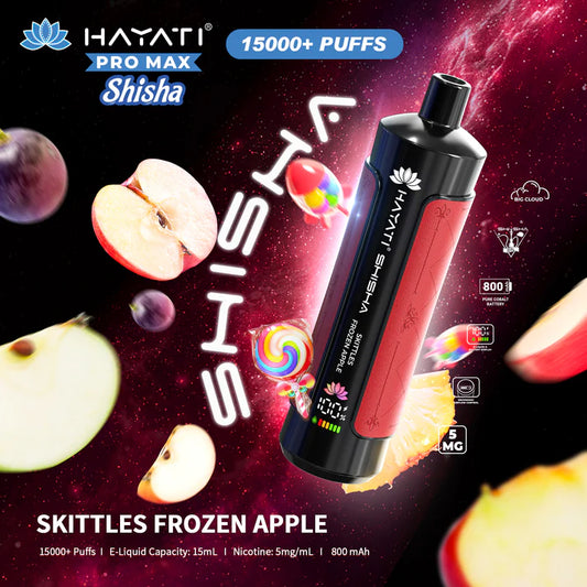 Hayati Shisha 15000 - Skittles Frozen Apple