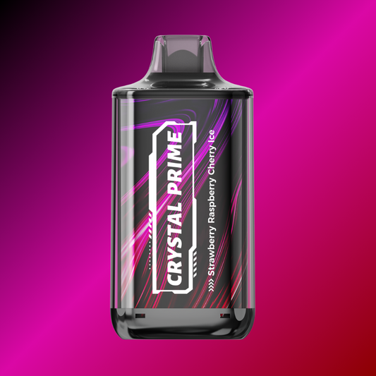 Crystal Prime Deluxe 18000 - Strawberry Raspberry Cherry Ice