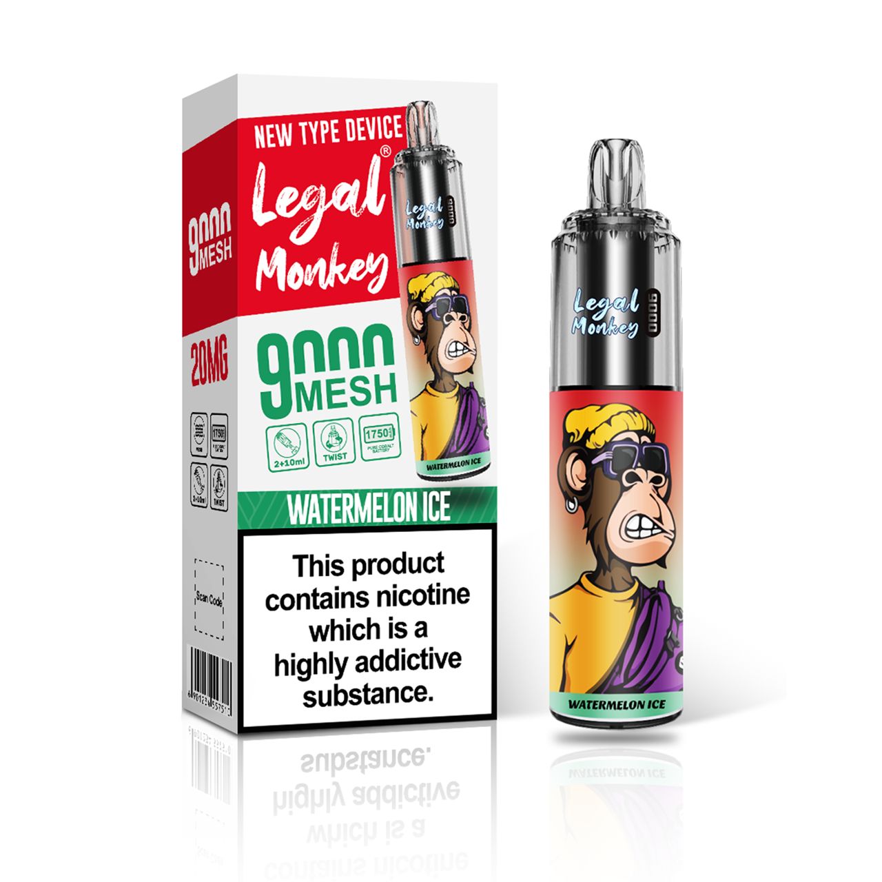 Legal Monkey 9000 - Watermelon Ice